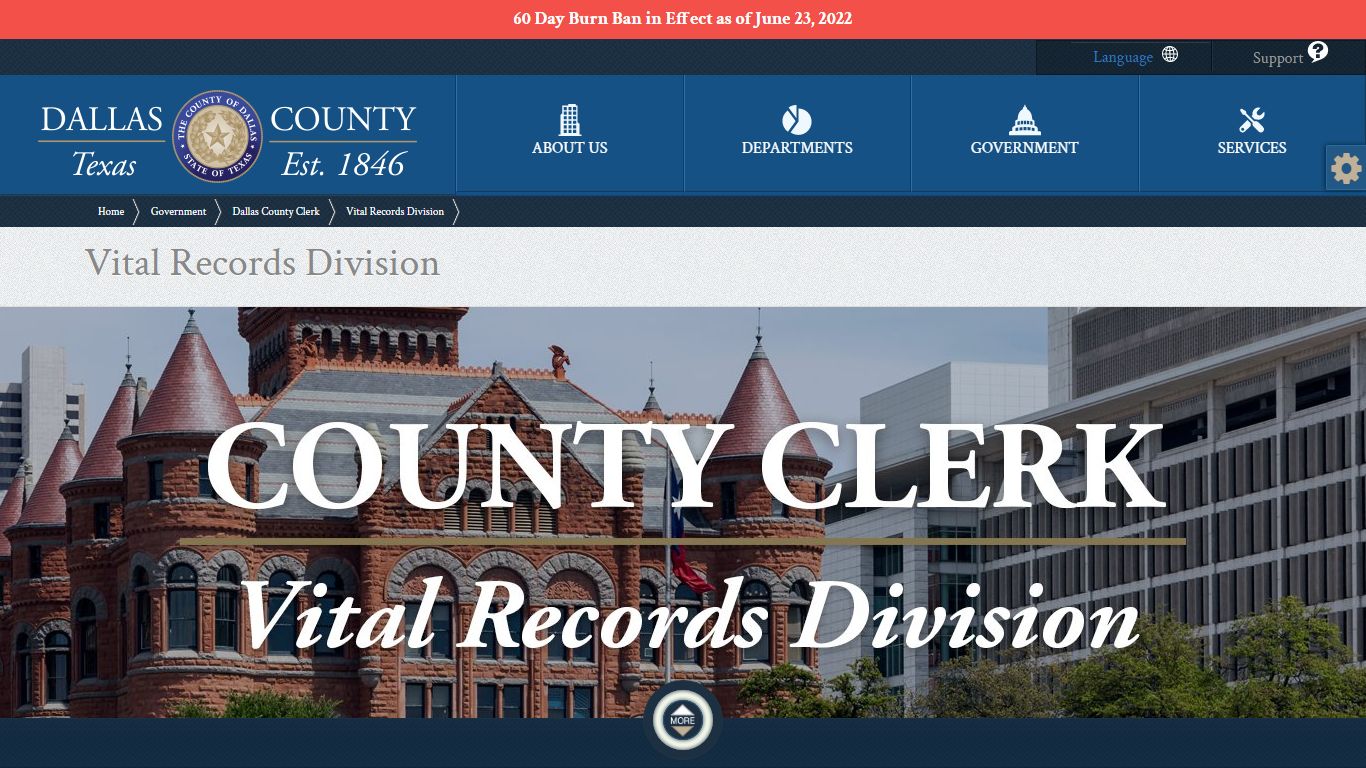 County Clerk | Vital Records Division - Birth Certificates - Dallas County